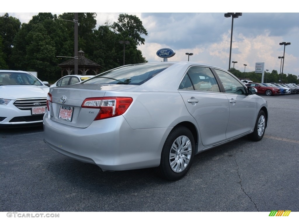 2013 Camry LE - Classic Silver Metallic / Ivory photo #3