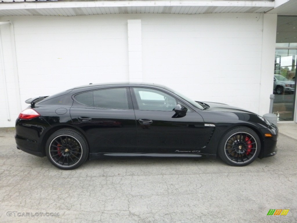 2013 Panamera GTS - Black / Black photo #7