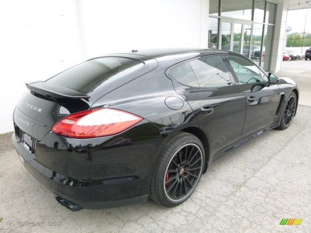 2013 Panamera GTS - Black / Black photo #8