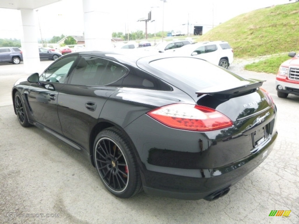 2013 Panamera GTS - Black / Black photo #10