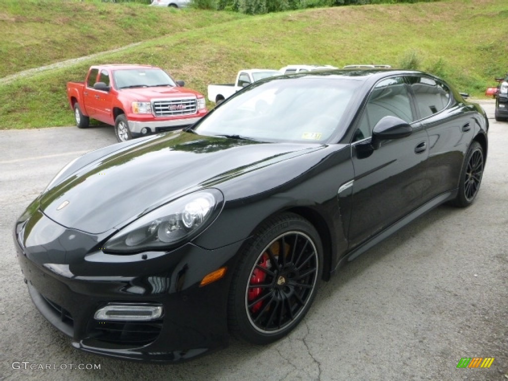 2013 Panamera GTS - Black / Black photo #11