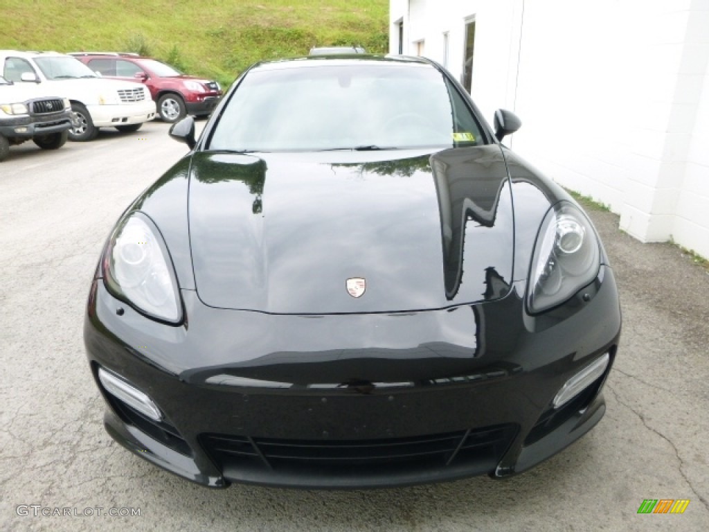 2013 Panamera GTS - Black / Black photo #12