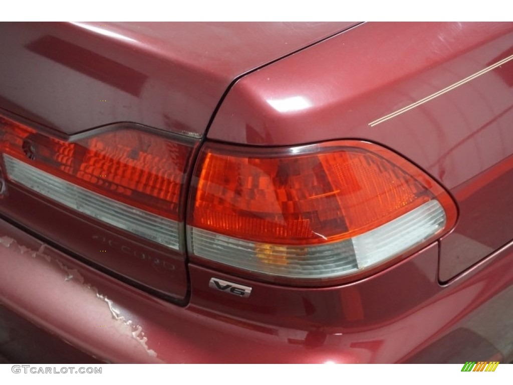 2001 Accord EX V6 Sedan - Firepepper Red Pearl / Ivory photo #61