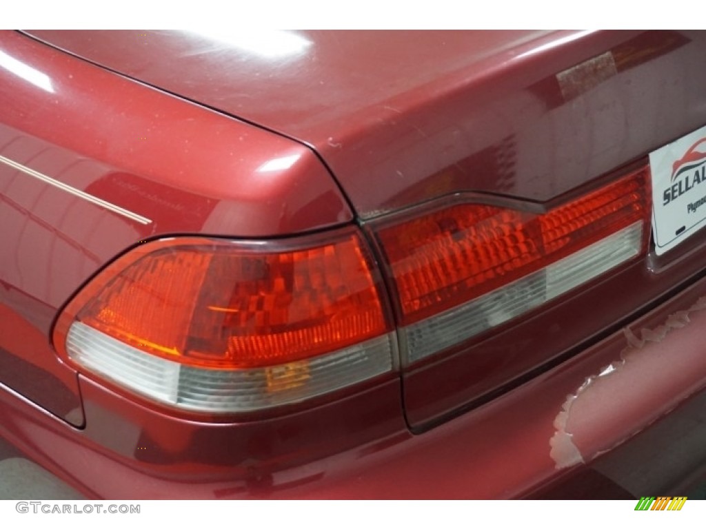 2001 Accord EX V6 Sedan - Firepepper Red Pearl / Ivory photo #62