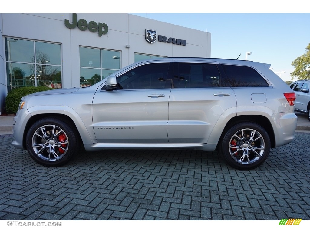 Bright Silver Metallic 2012 Jeep Grand Cherokee SRT8 4x4 Exterior Photo #114688915