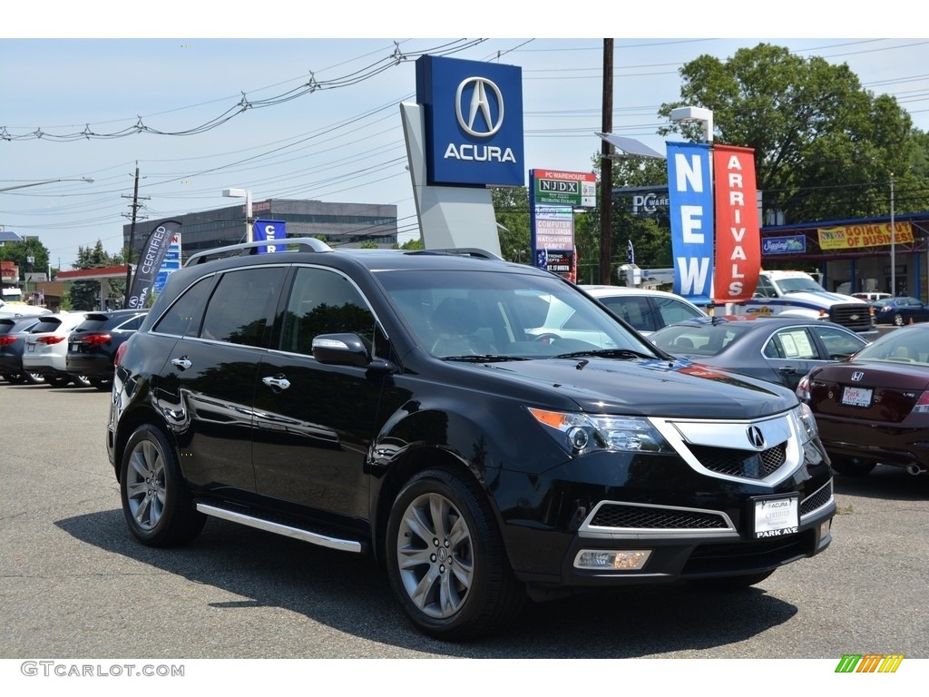 2013 MDX SH-AWD Advance - Crystal Black Pearl / Ebony photo #1