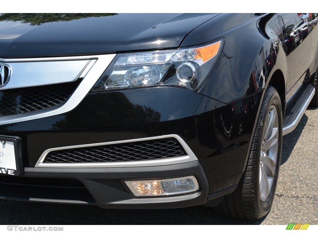 2013 MDX SH-AWD Advance - Crystal Black Pearl / Ebony photo #33