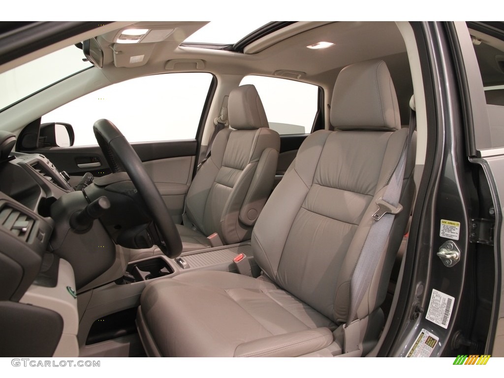 2014 CR-V EX-L AWD - Polished Metal Metallic / Gray photo #6