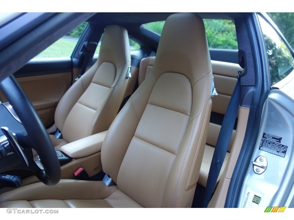 2014 911 Turbo Coupe - GT Silver Metallic / Espresso/Cognac Natural Leather photo #15