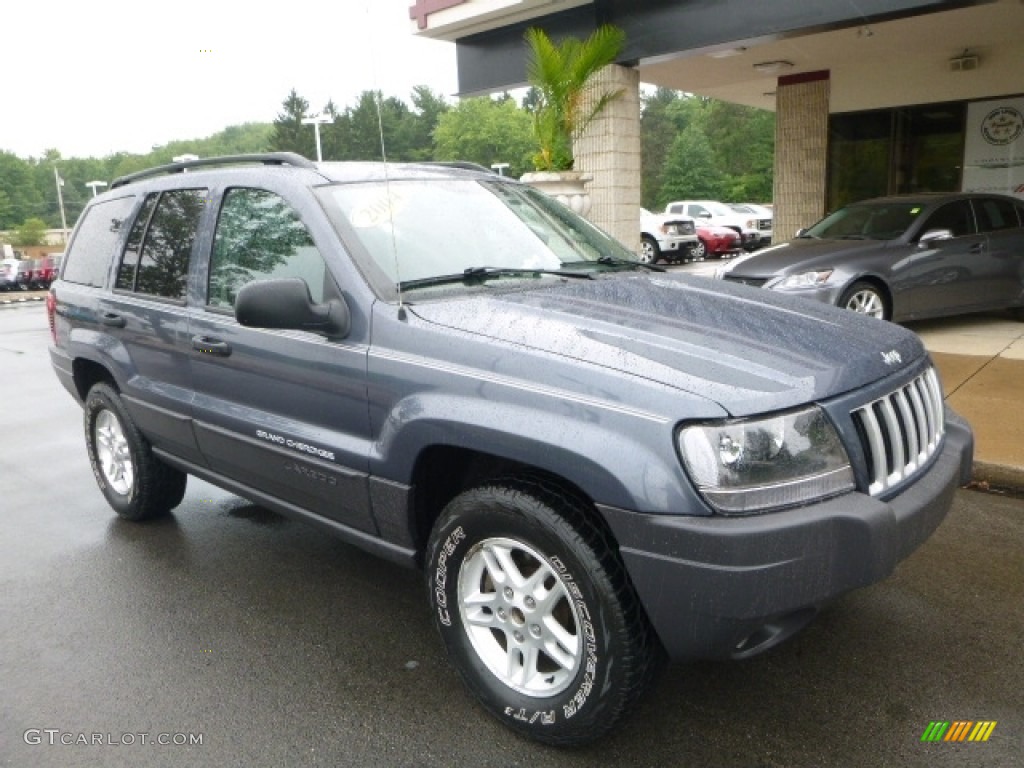 2004 Grand Cherokee Laredo 4x4 - Steel Blue Pearl / Dark Slate Gray photo #7