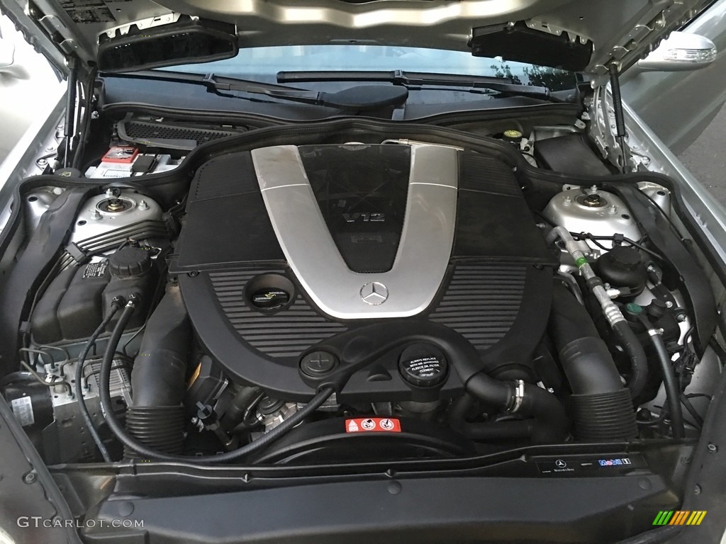2005 Mercedes-Benz SL 600 Roadster 5.5 Liter Twin-Turbocharged SOHC 36-Valve V12 Engine Photo #114695614