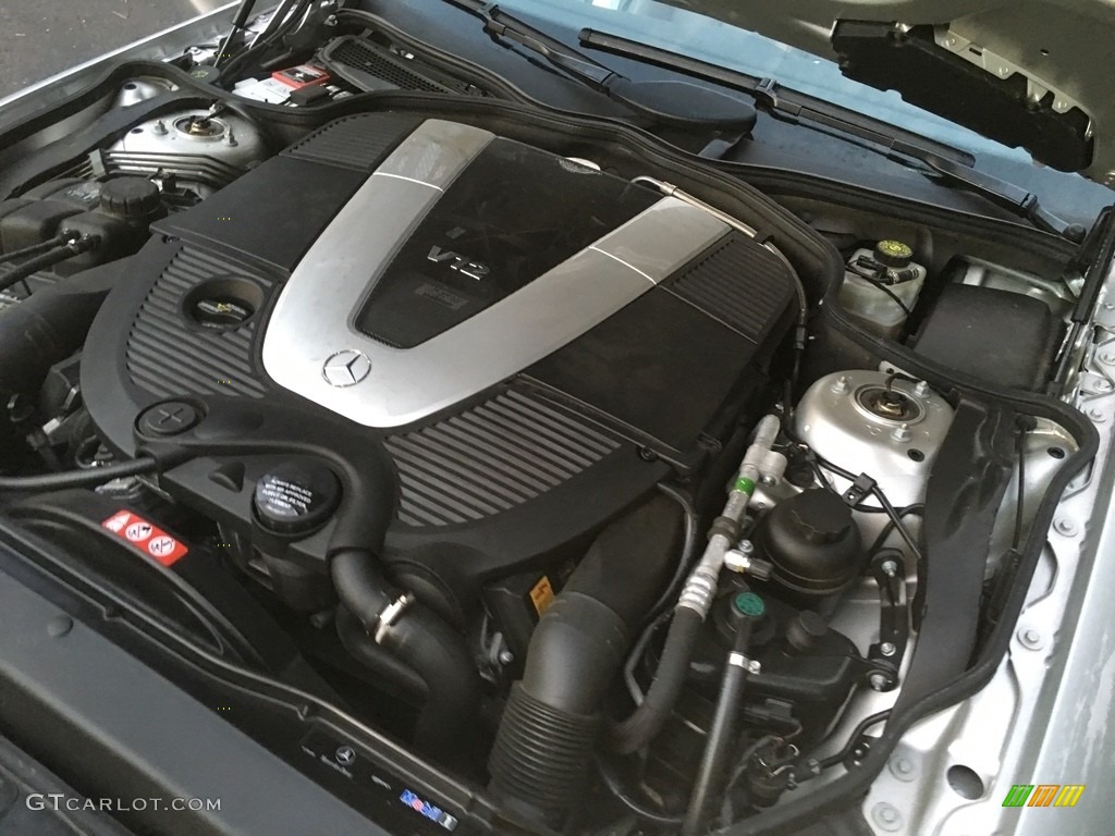2005 Mercedes-Benz SL 600 Roadster 5.5 Liter Twin-Turbocharged SOHC 36-Valve V12 Engine Photo #114695635