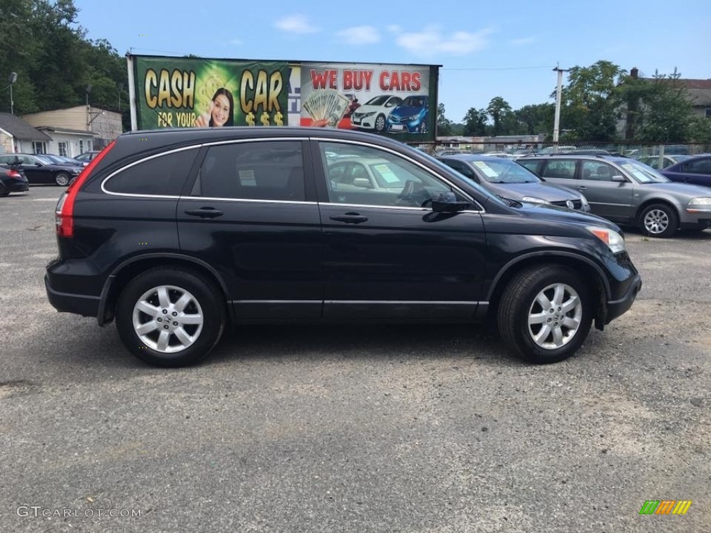 2009 CR-V EX-L 4WD - Crystal Black Pearl / Black photo #2