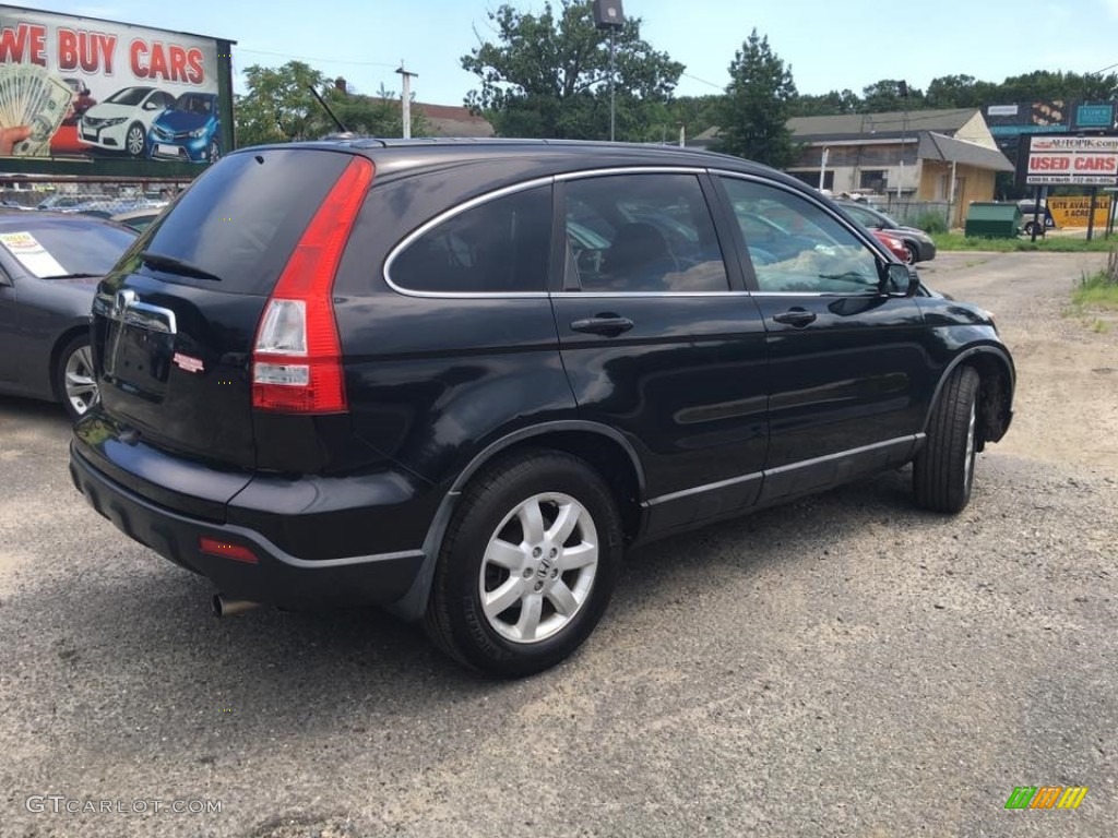 2009 CR-V EX-L 4WD - Crystal Black Pearl / Black photo #3