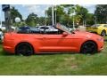 2015 Competition Orange Ford Mustang EcoBoost Premium Convertible  photo #6
