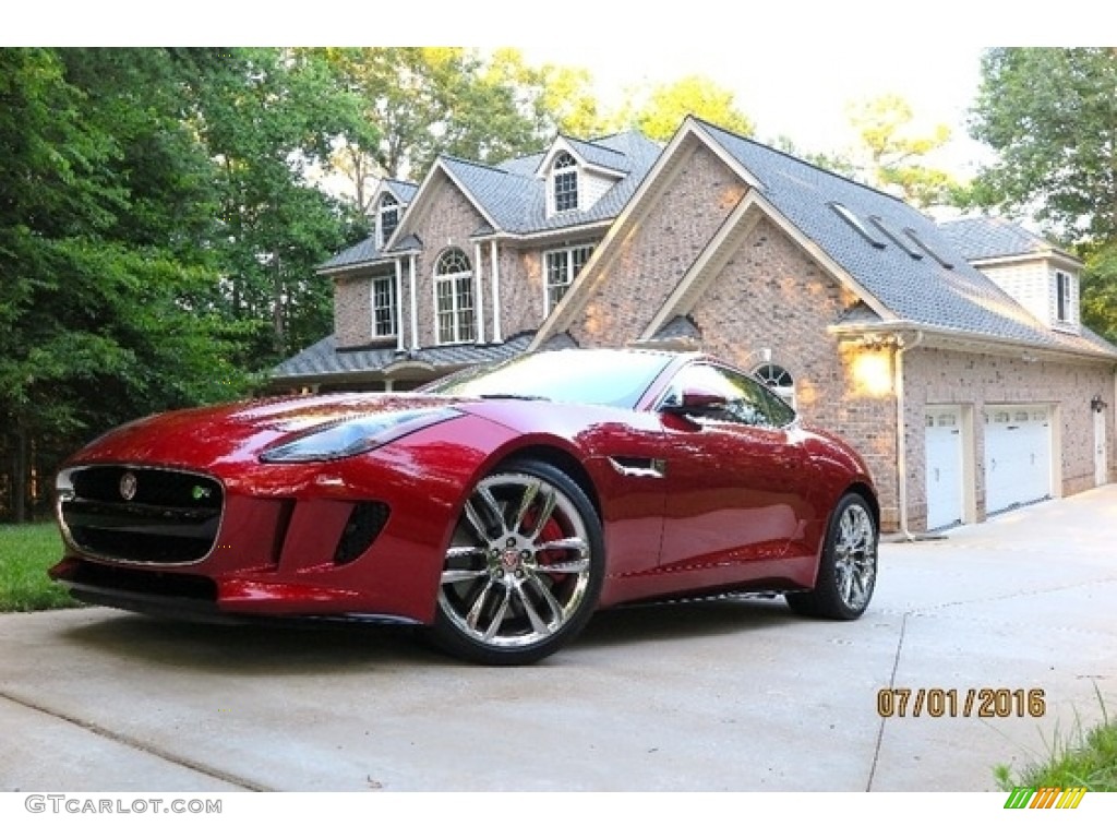2015 F-TYPE R Coupe - Salsa Red / Jet photo #1