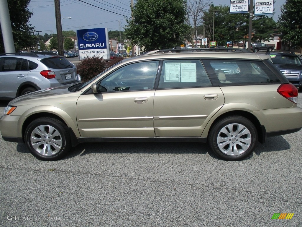 2008 Outback 2.5i Limited L.L.Bean Edition - Harvest Gold Metallic / Warm Ivory photo #3