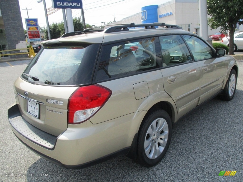 2008 Outback 2.5i Limited L.L.Bean Edition - Harvest Gold Metallic / Warm Ivory photo #6
