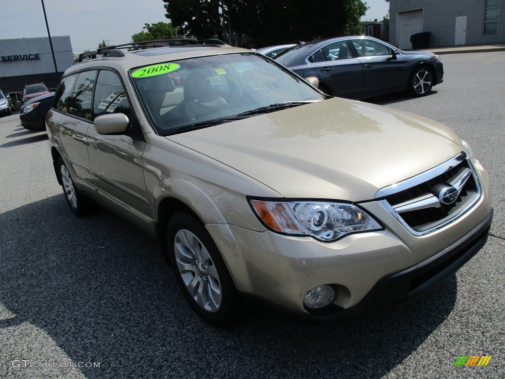 2008 Outback 2.5i Limited L.L.Bean Edition - Harvest Gold Metallic / Warm Ivory photo #8