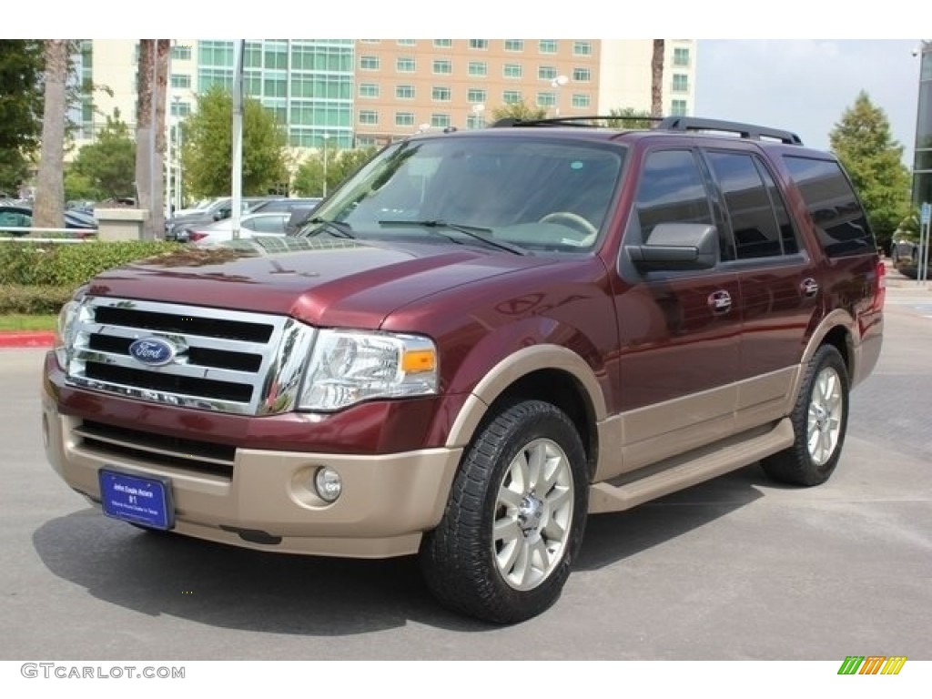 2011 Expedition XLT - Royal Red Metallic / Camel photo #3
