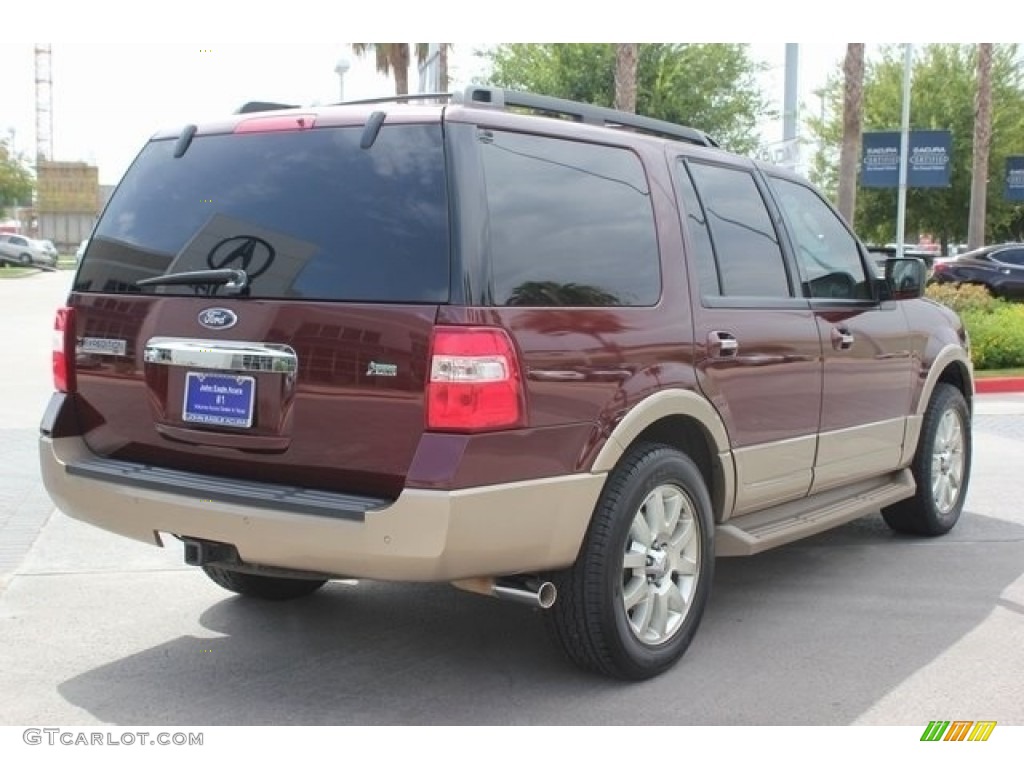 2011 Expedition XLT - Royal Red Metallic / Camel photo #7