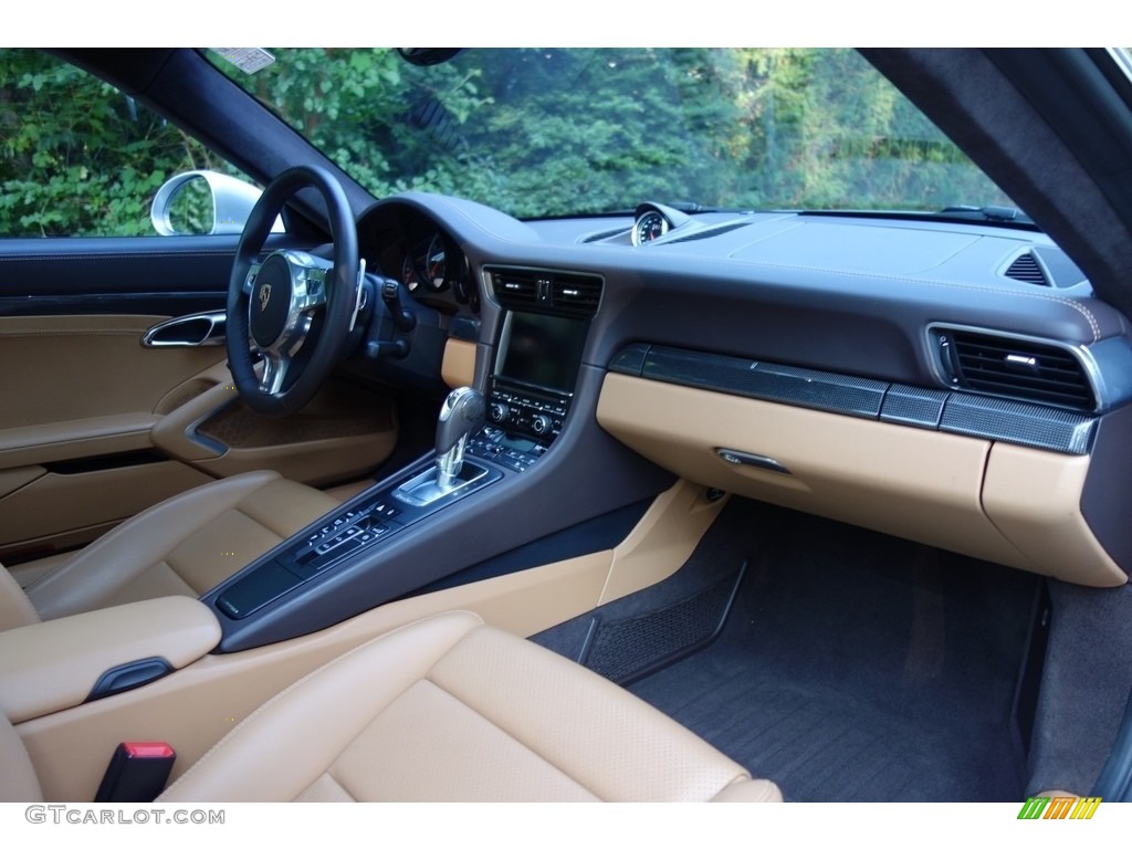 2014 911 Turbo Coupe - GT Silver Metallic / Espresso/Cognac Natural Leather photo #17