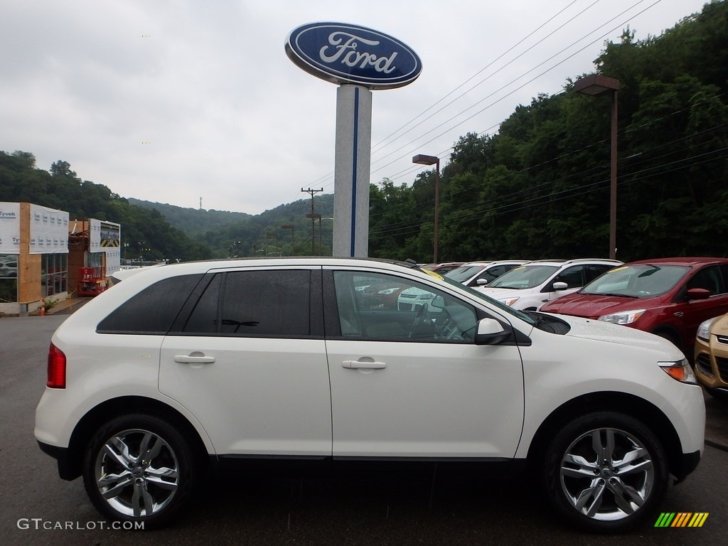 White Suede Ford Edge