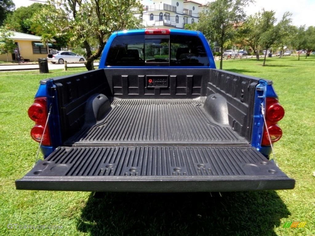 2008 Ram 1500 SLT Quad Cab - Electric Blue Pearl / Medium Slate Gray photo #39