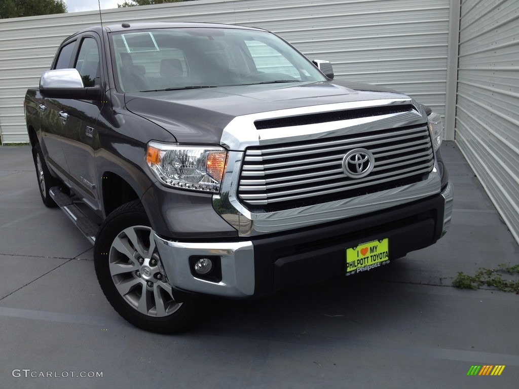 2015 Tundra Limited CrewMax 4x4 - Magnetic Gray Metallic / Black photo #1