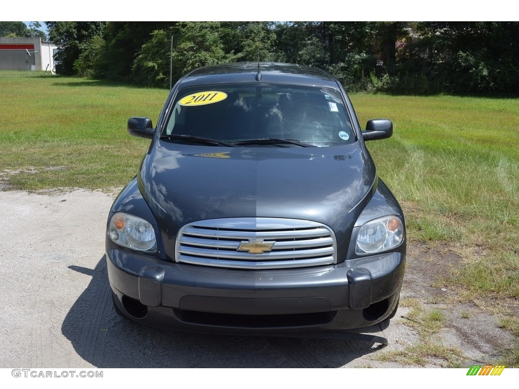 2011 HHR LT - Cyber Gray Metallic / Gray photo #9