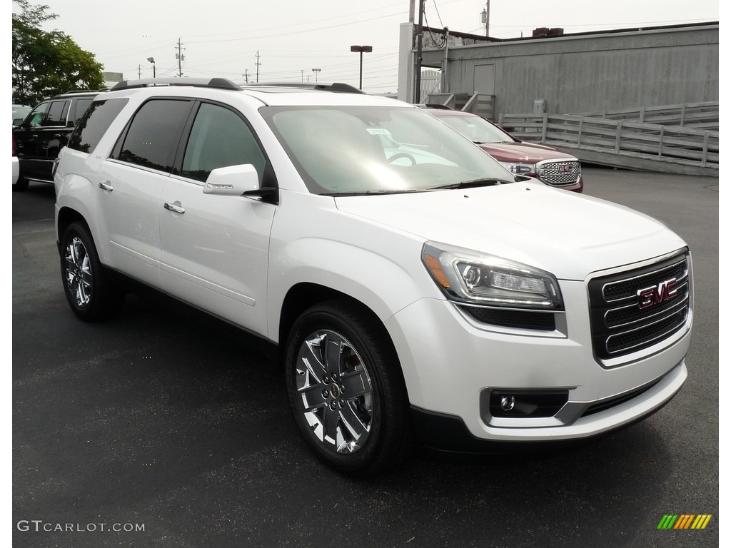 2017 Acadia Limited AWD - White Frost Tricoat / Dark Cashmere photo #2