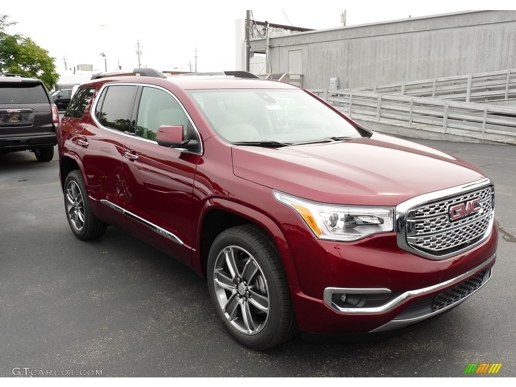 2017 Acadia Denali AWD - Crimson Red Tintcoat / Cocoa/Shale photo #2