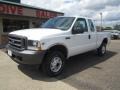 Oxford White 2002 Ford F250 Super Duty XL SuperCab 4x4