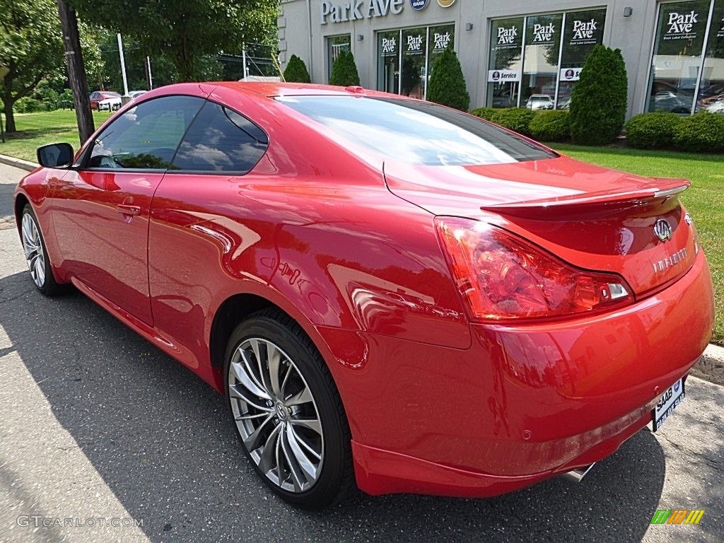 2011 G 37 x AWD Coupe - Vibrant Red / Graphite photo #3