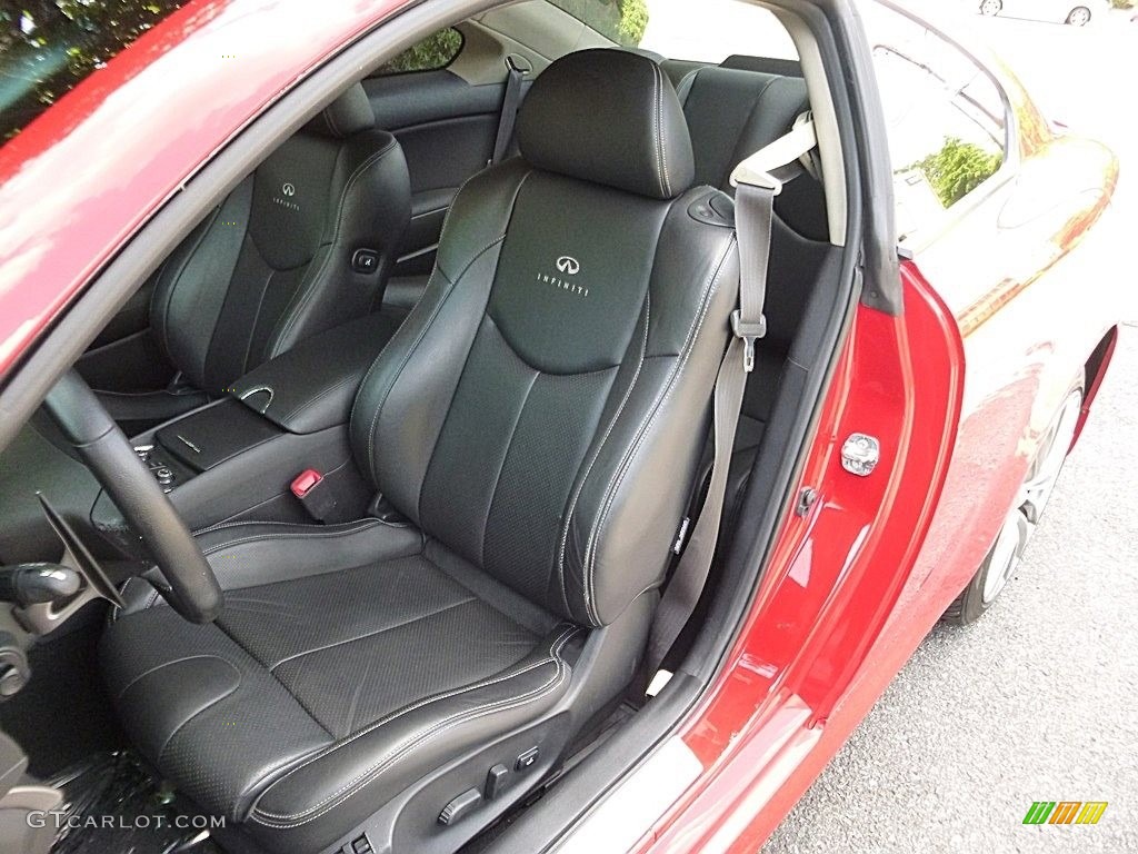 2011 G 37 x AWD Coupe - Vibrant Red / Graphite photo #11