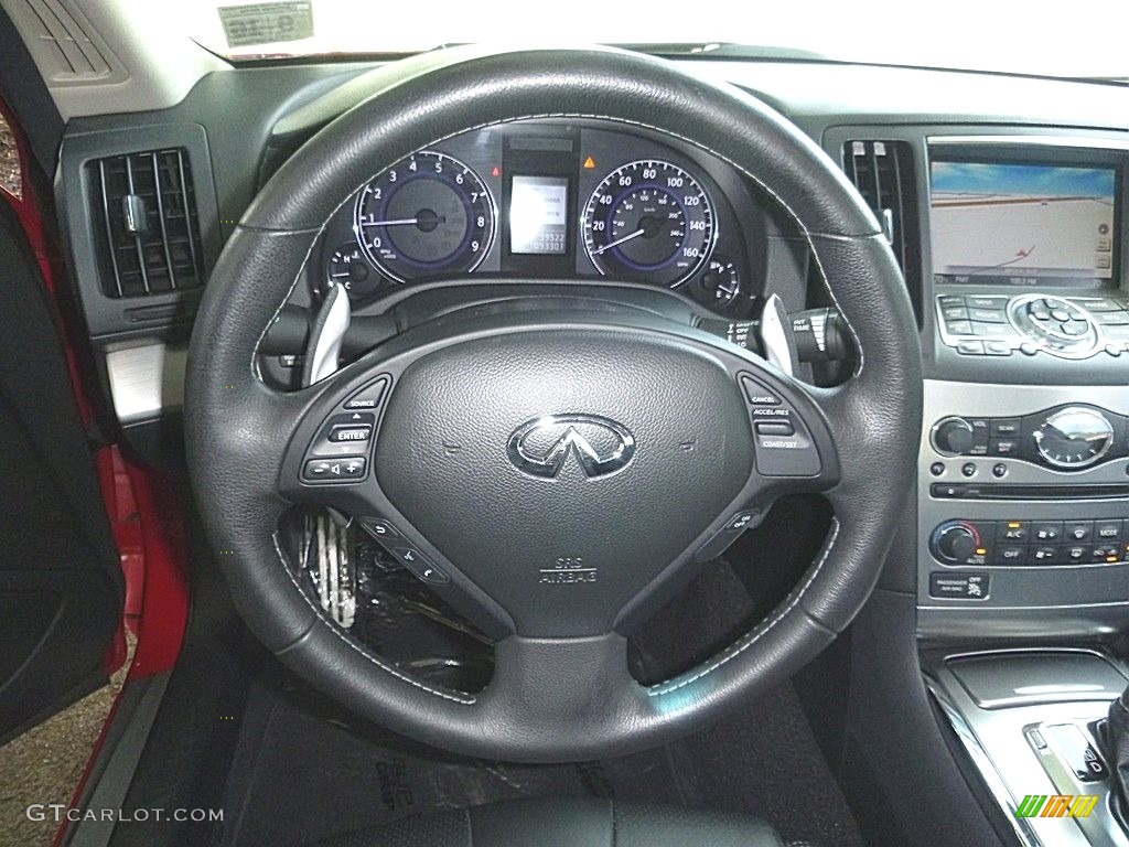 2011 G 37 x AWD Coupe - Vibrant Red / Graphite photo #22