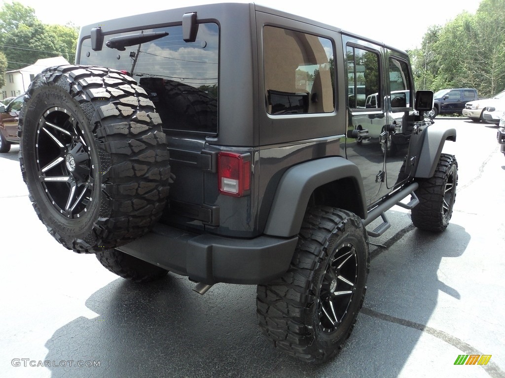 2016 Wrangler Unlimited Sport 4x4 - Rhino / Black photo #4