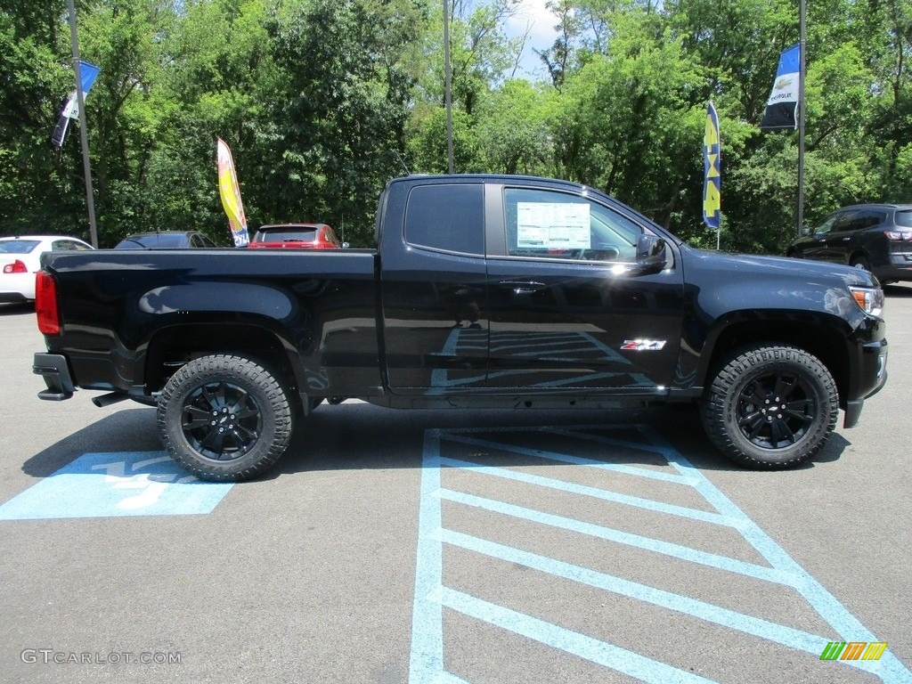 Black 2016 Chevrolet Colorado Z71 Extended Cab 4x4 Exterior Photo #114717159