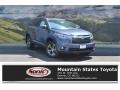 2016 Shoreline Blue Pearl Toyota Highlander XLE  photo #1