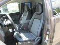 2016 Chevrolet Colorado Jet Black Interior Front Seat Photo