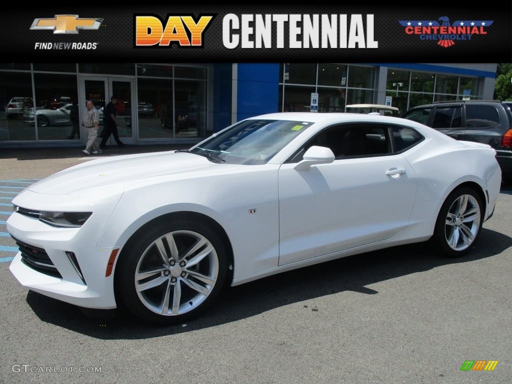2017 Summit White Chevrolet Camaro Lt Coupe 114716521 Gtcarlot 2017 Camaro Lt Coupe Summit White Adrenaline Red Photo 1