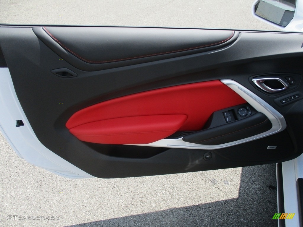 2017 Camaro LT Coupe - Summit White / Adrenaline Red photo #11