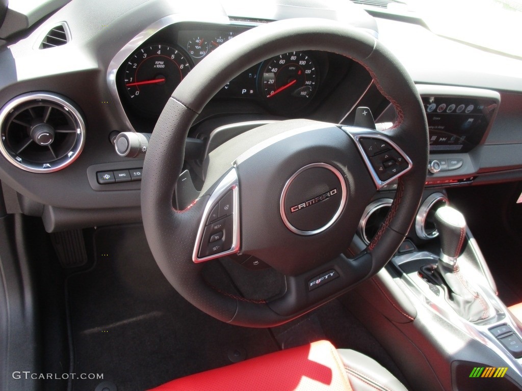 2017 Camaro LT Coupe - Summit White / Adrenaline Red photo #15