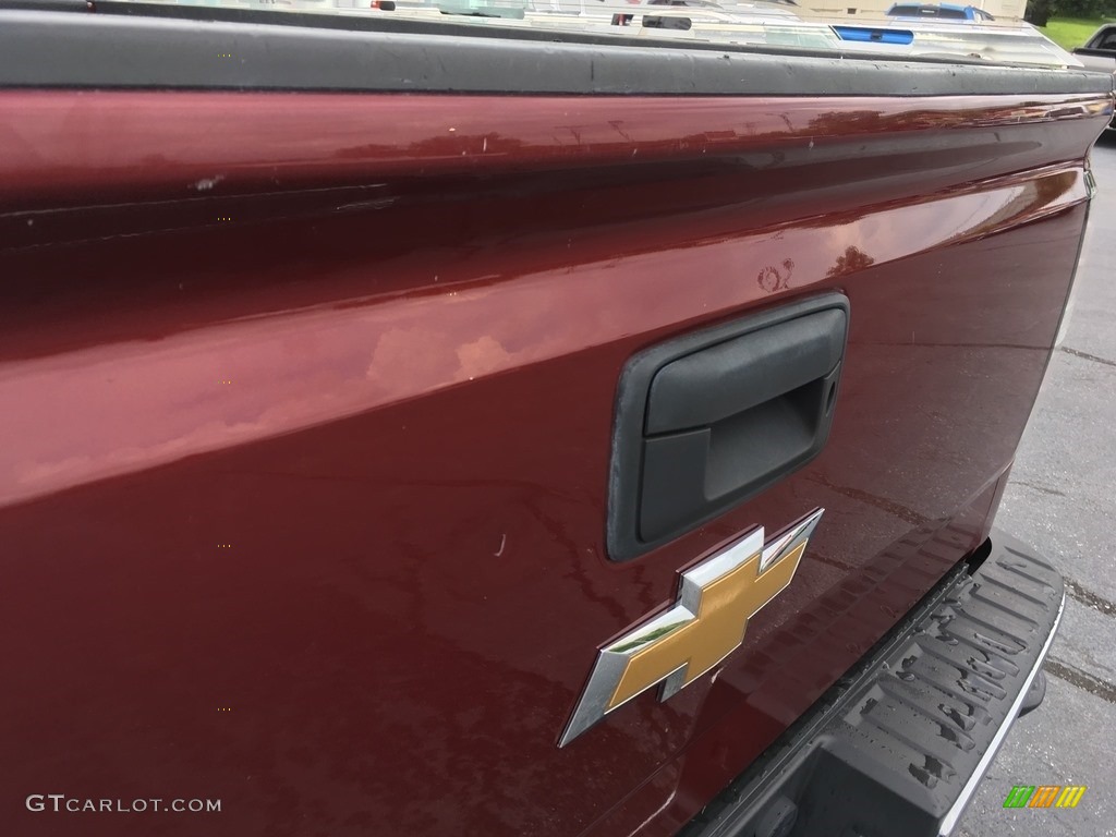 2014 Silverado 1500 WT Regular Cab - Deep Ruby Metallic / Jet Black/Dark Ash photo #29