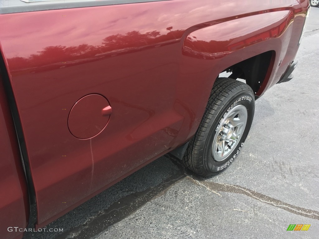 2014 Silverado 1500 WT Regular Cab - Deep Ruby Metallic / Jet Black/Dark Ash photo #30