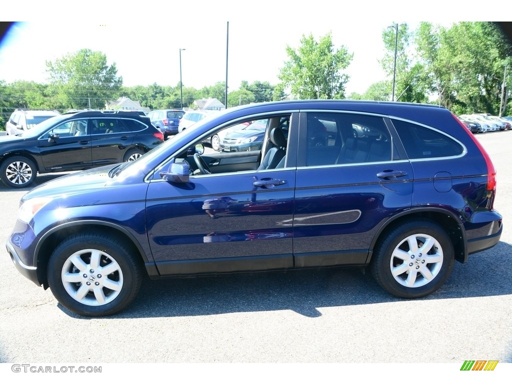 2009 CR-V EX-L 4WD - Royal Blue Pearl / Gray photo #10