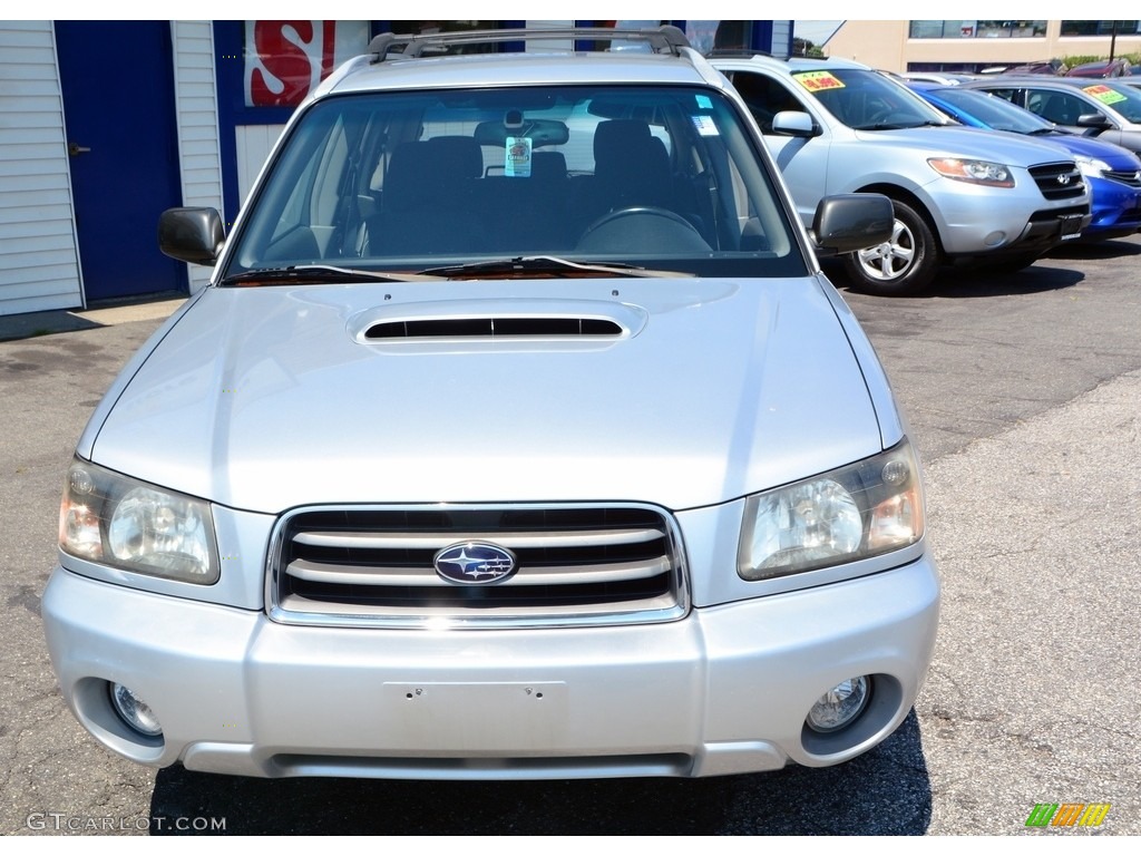 2004 Forester 2.5 XT - Platinum Silver Metallic / Gray photo #2