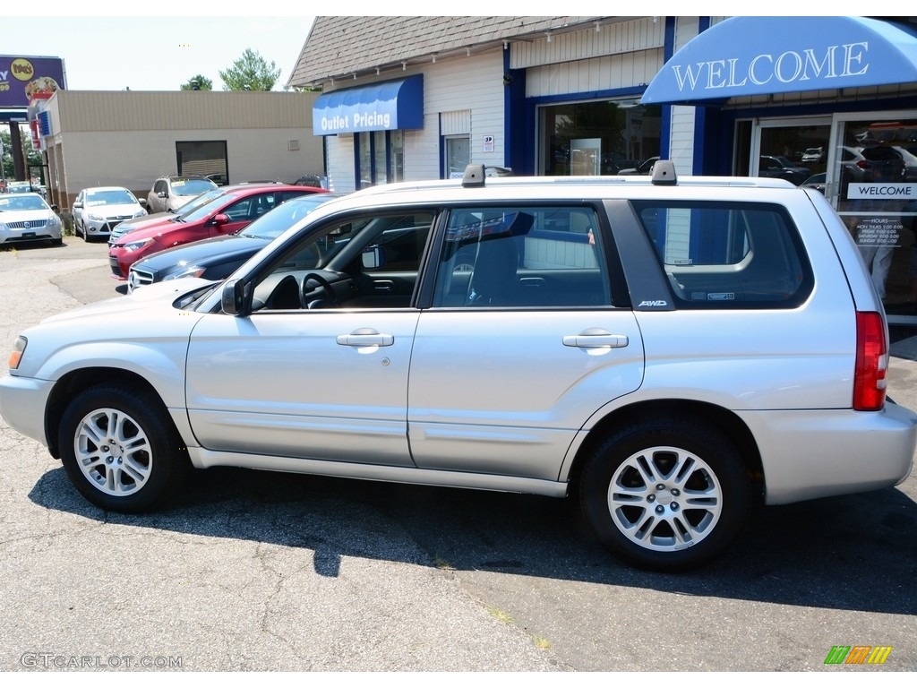 2004 Forester 2.5 XT - Platinum Silver Metallic / Gray photo #11