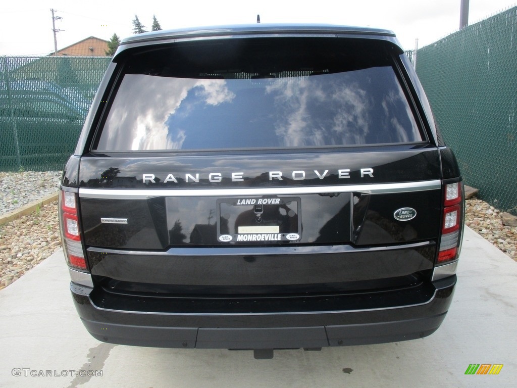 2016 Range Rover Supercharged - Santorini Black Metallic / Ebony/Ivory photo #9