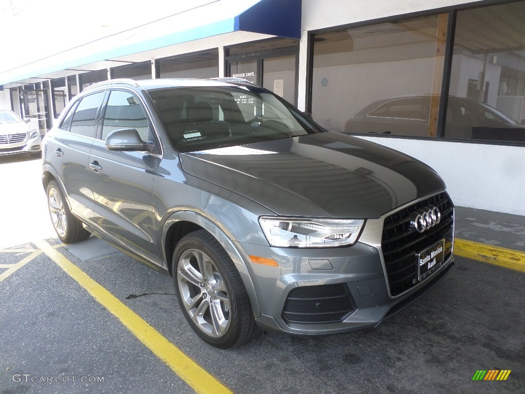 2016 Q3 2.0 TSFI Premium Plus - Monsoon Gray Metallic / Black photo #1